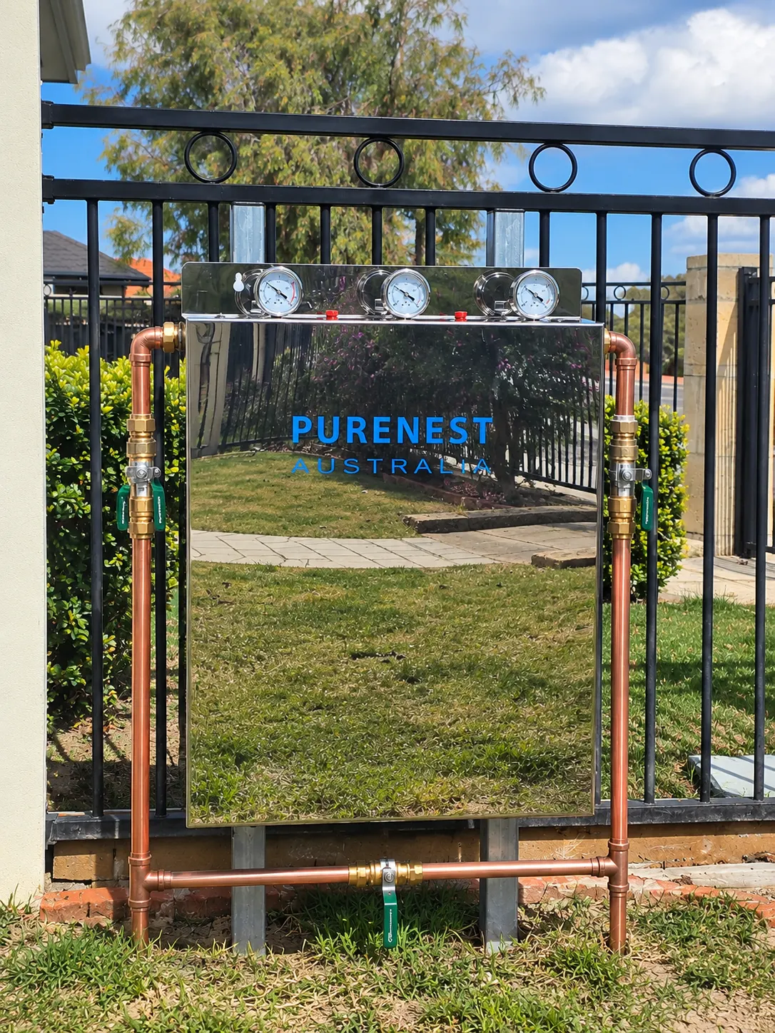 Purenest Australia whole-home filtration system installed at a home in Bunbury